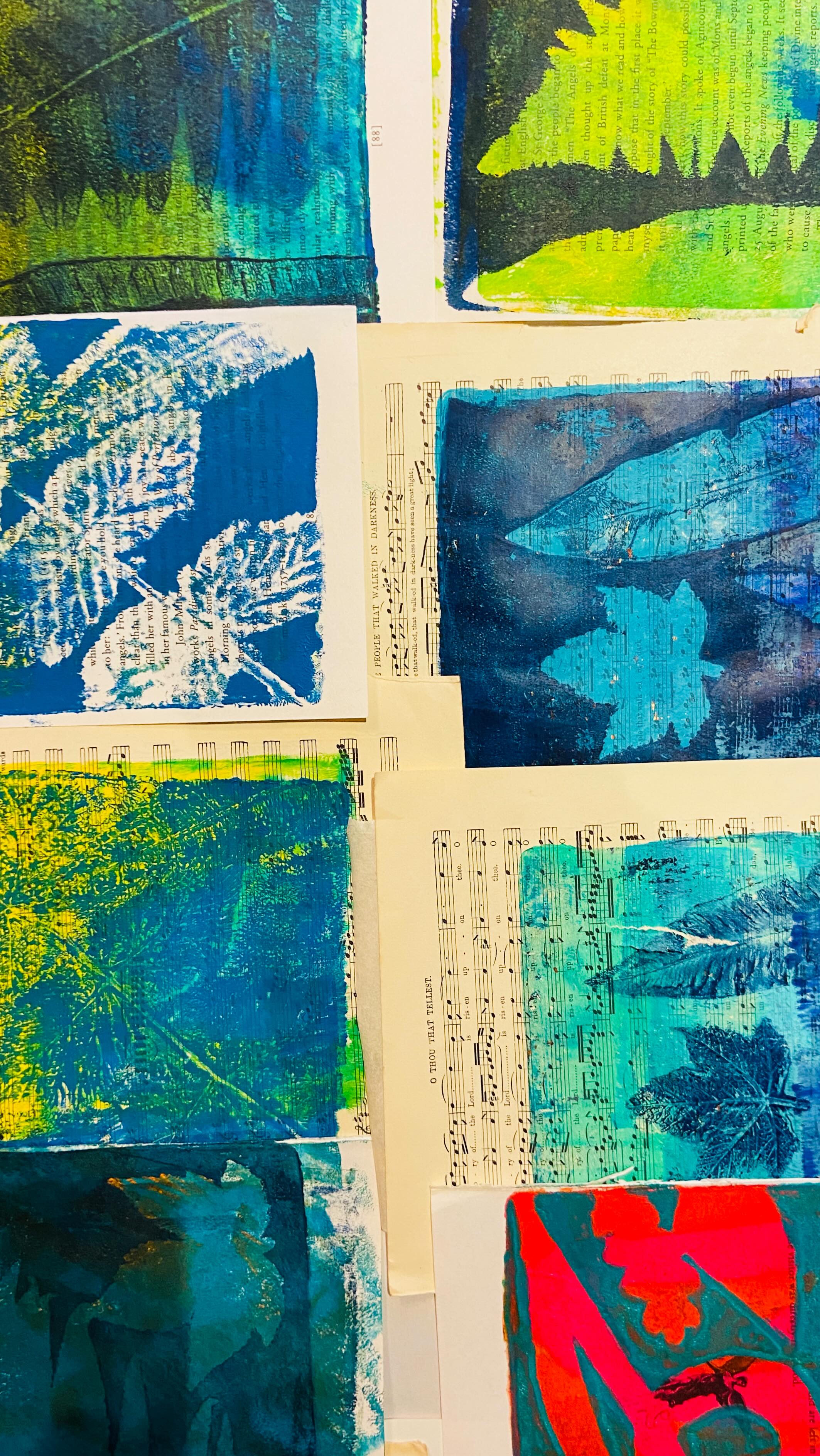 An evening of creativity, connection and experimentation with a wonderful team from Medical Physics, Derriford Hospital 

We explored Geli plate printing, layered botanical textures, expressive abstract marks and vibrant colour combinations — with every print completely unique. It was such a joy to see everyone relax, play, laugh and discover their creative side through the process.

Creative workshops like these are such a lovely way to encourage wellbeing, communication and team connection away from the workplace 💙

#gelplateprinting #CreativeWellbeing #TeamBuildingWorkshop #BotanicalPrinting #MixedMediaArt