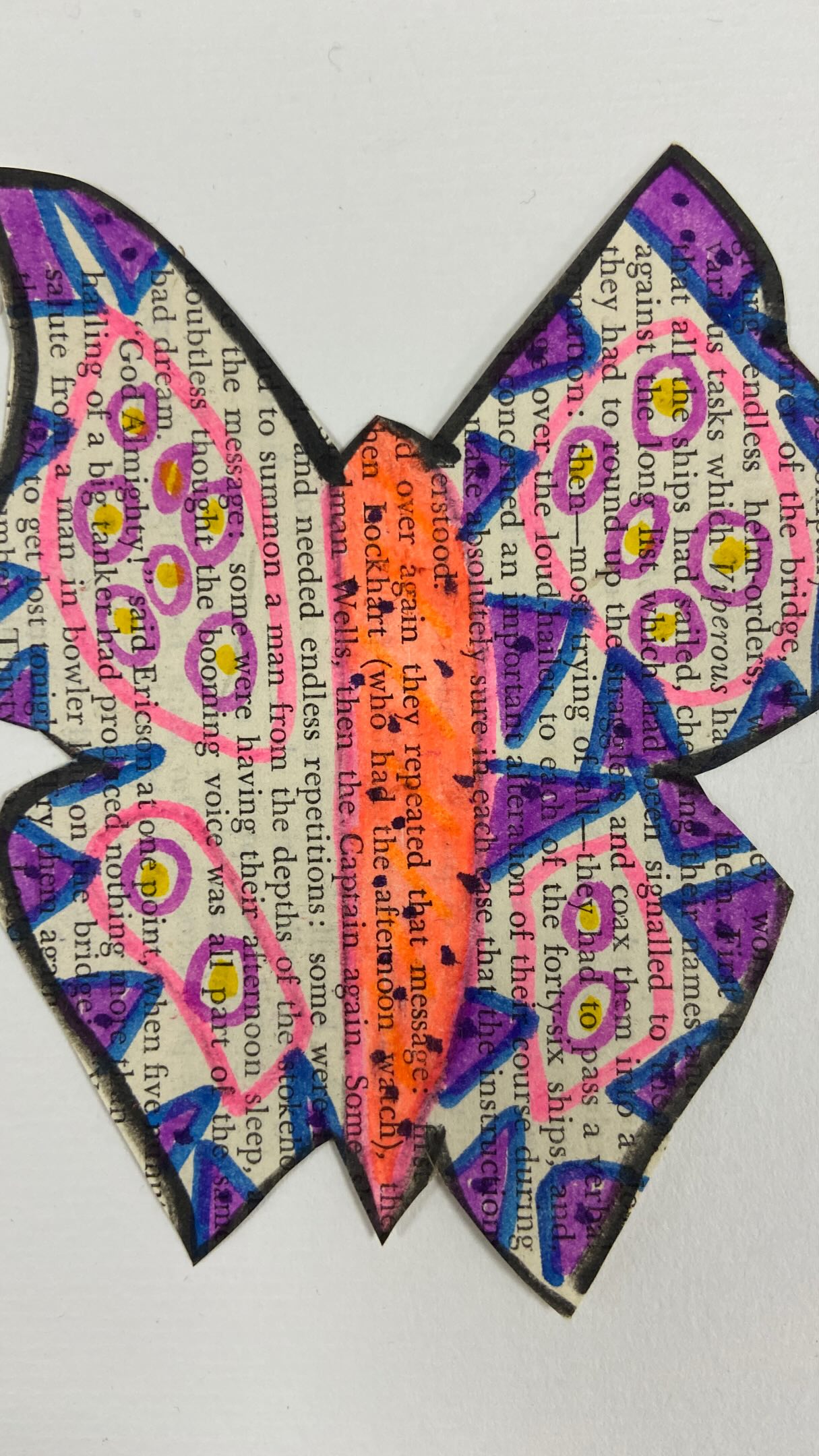Exploring pattern, storytelling, and playful mark-making this week in our Folk Art Inspired Illustrative Workshop with another delightful group of Intern students at @oncoursesw 
Using vintage book papers as our canvas, we created bold illustrative creatures, butterflies and whimsical shapes layered with intricate patterns and line work.

I love how every piece developed its own personality — expressive, joyful and completely unique. A wonderful reminder that creativity doesn’t need to be perfect to be powerful. 

#folkart #illustrationart #mixedmediaart #creativeworkshop #markmaking