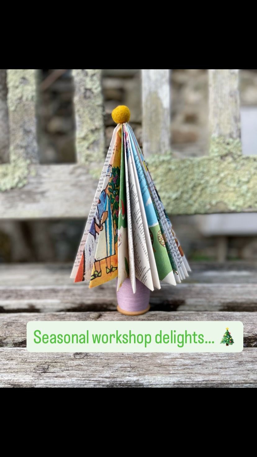 A little vintage paper, a sprinkle of imagination and a Christmas made by hand… ✨🎄

Lovely festive workshops are coming to Mad Hatter Studio! From handmade paper cards and gift tags to wreath making and eco-friendly crackers, we’ll be turning reclaimed materials and vintage papers into something full of Christmas charm. ✂️🌿

Come along, enjoy a little creative time and make treasures to gift, decorate and delight.

Message me for dates and options or click on link in bio for more info and booking 💌

#MadHatterStudio #ChristmasWorkshops #HandmadeChristmas #ReclaimedMaterials #PlymouthWorkshops
