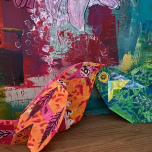 3D Birds and Butterflies - Gelli Plate Print, Collage and Create Friday April 24 10-3