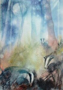 Dusk and Dawn Watercolour Workshop - Crepuscular Creatures with Shari Arnott 11th September 2026 10-3