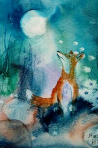 Dusk and Dawn Watercolour Workshop - Crepuscular Creatures with Shari Arnott Friday 30 October 2026 10-3 - Image 4